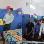 RAJNAGAR NEWS : जेआरजीबी हेंसल शाखा ने केक काटकर व बच्चों को शिक्षा सामग्री वितरण कर मनाया छठवां स्थापना दिवस।