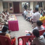 रामनवमी व सरहुल पर्व को लेकर टाटीसिलवे थाना परिसर में शांति समिति की बैठक आयोजित