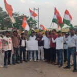पेट्रोल-डीजल मूल्य वृद्धि के खिलाफ कांग्रेस का पैदल मार्च व हस्ताक्षर अभियान