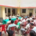 मुसाबनी डीएसपी के अध्यक्षता में कोवाली थाना परिसर में सामुदायिक पुलिसिंग के तहत शांति समिति की बैठक आयोजित।