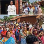 बीते दिन 17 वर्षीय नाबालिक छात्रा की संदिग्ध मौत के मामले में निष्पक्ष जांच एवं न्याय की मांग को लेकर ग्रामीणों ने रैली निकालकर की प्रदर्शन।