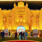हल्दीपोखर बाजार में श्री श्री सार्वजनिक दुर्गा पूजा कमेटी हल्दीपोखर के द्वारा 33 वें दुर्गा पूजा की तैयारी शुरू, विधिवत किया गया पंडाल निर्माण कार्य के लिए भूमि पूजन।