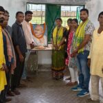 चाकुलिया: मटियाबांधी में भाजपा मंडल ने मनाई गांधी जयंती, महात्मा गांधी को दी श्रद्धांजलि